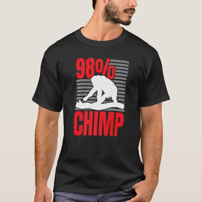 98 Chimp Monkey  Ape Chimpanzee Whisperer T-Shirt (Front)