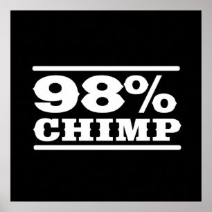 98% Chimp Poster