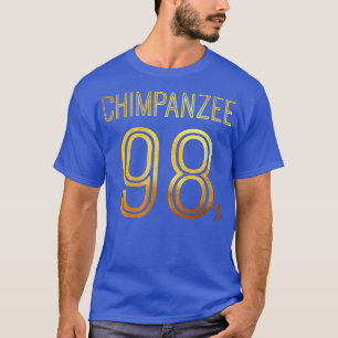 98 Chimpanzee Big Monkey Evolution Science Silly F T-Shirt