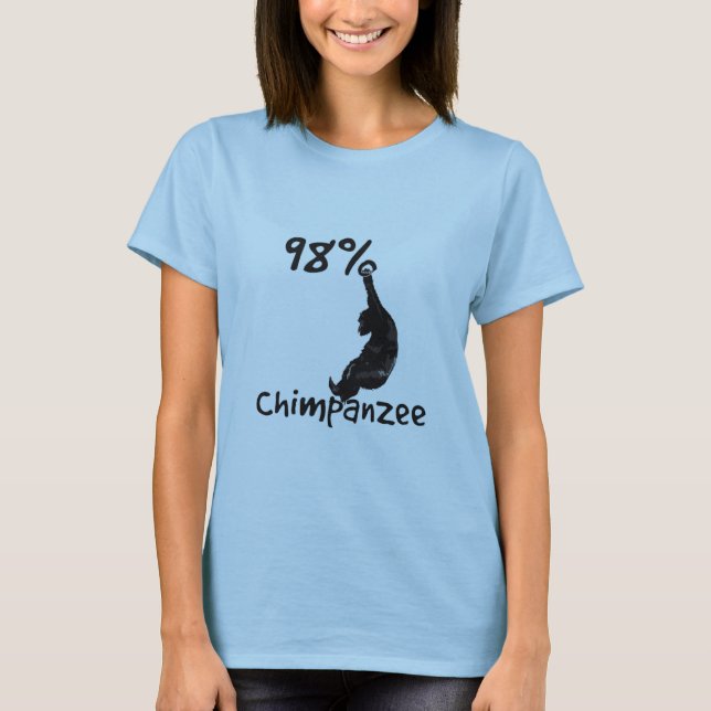 98% Chimpanzee T-Shirt (Front)