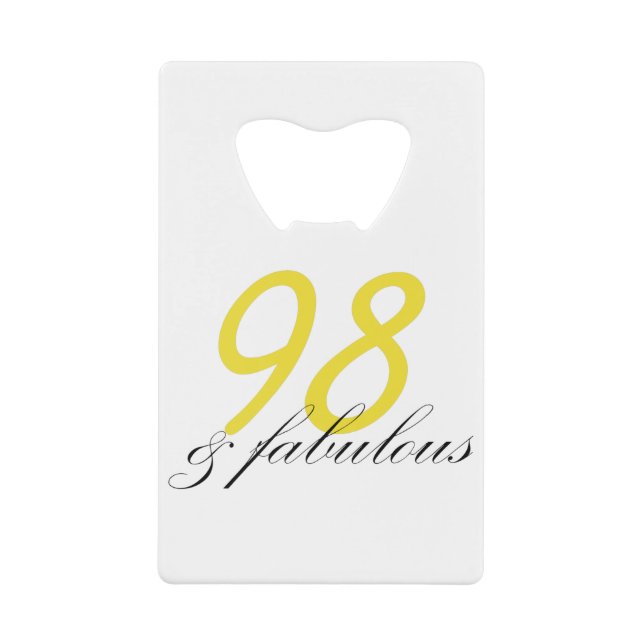 98 & Fabulous (Front)