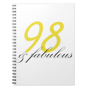 98 & Fabulous Notebook