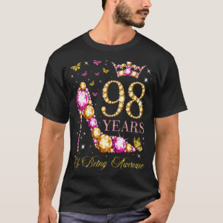 98 Years Of Being Awesome 98 Years Old 98th Birthd T-Shirt