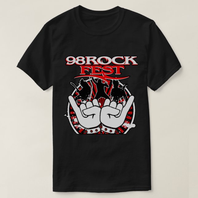 98ROCK Tampa Bay_s Rock Station   T-Shirt (Design Front)