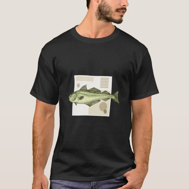 9934 Pollock Fish  Pr T-Shirt (Front)
