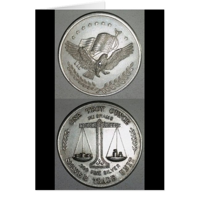 .999 One Troy Ounce Silver Front and Back (Front)