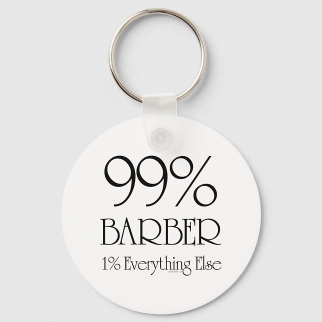99% Barber Key Ring (Front)