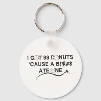 99 Doughnuts Key Ring