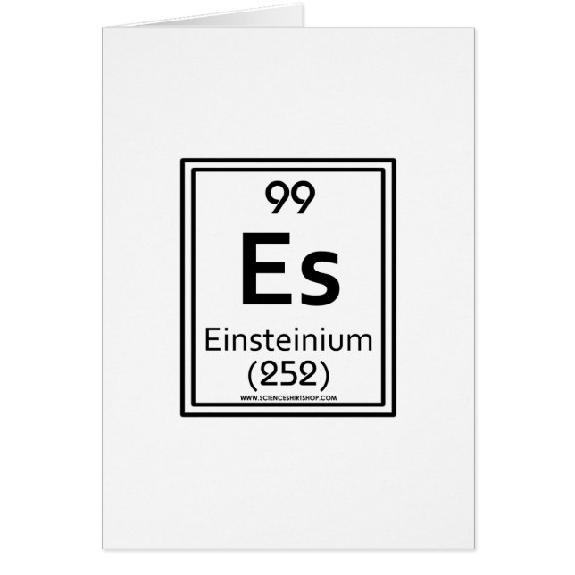 99 Einsteinium (Front)