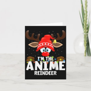 99 Matching Christmas Reindeer Anime - Uni-adults, Card