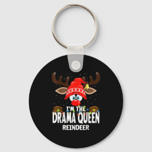 99 Matching Christmas Reindeer - Uni Adult, Black, Key Ring