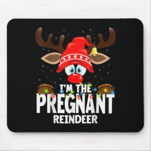 99 Matching Christmas Reindeer - Uni-adults, Black Mouse Pad