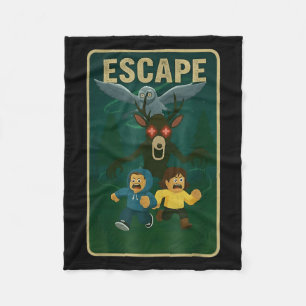 99 Nights Halloween Gamer Deer In The Forest Funny Fleece Blanket