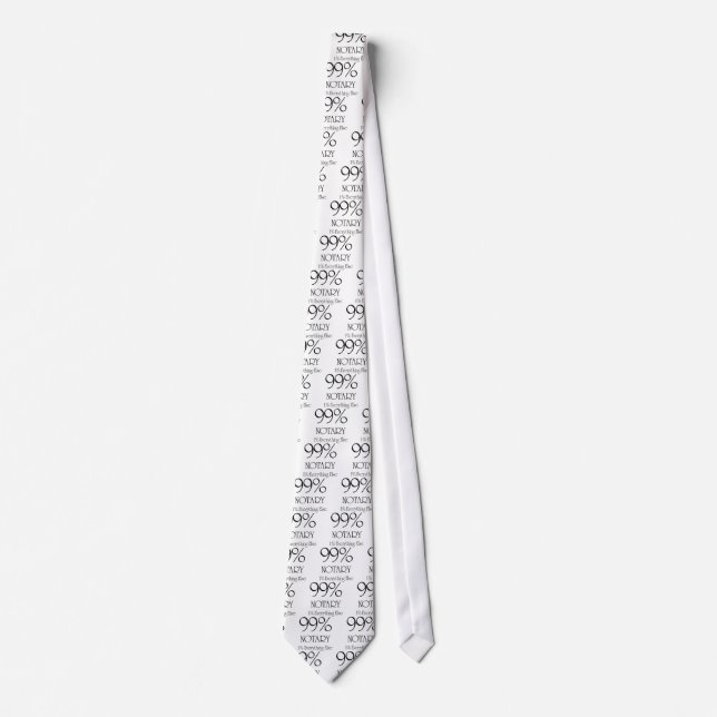 99% Notary Tie (Front)