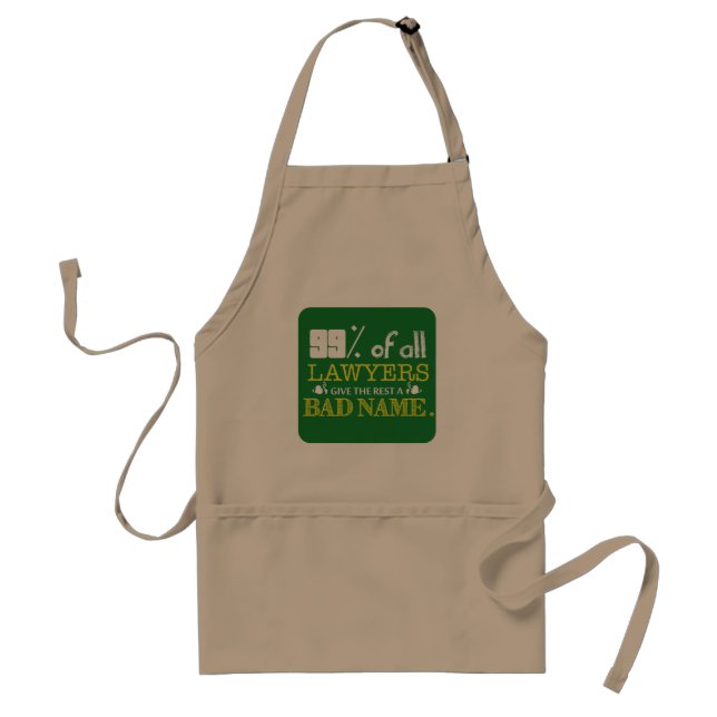 99% of all Lawyers Standard Apron (Front)