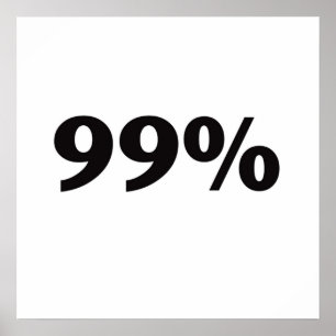 99 Percent Poster