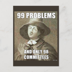 99 Problems Postcard