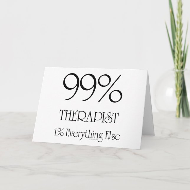 99% Therapist Card (Front)