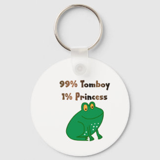 99% Tomboy 1% Princess Key Ring