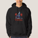 99 Work Avoidance Funny Robot Gym Hoodie<br><div class="desc">99 Work Avoidance Funny Robot Gym</div>