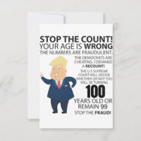 99 Years Trump Happy Birthday Present Funny