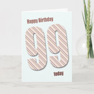 99th birthday card