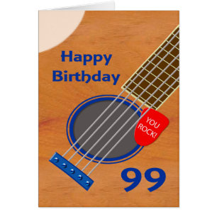 99th Birthday Guitar Player Birthday
