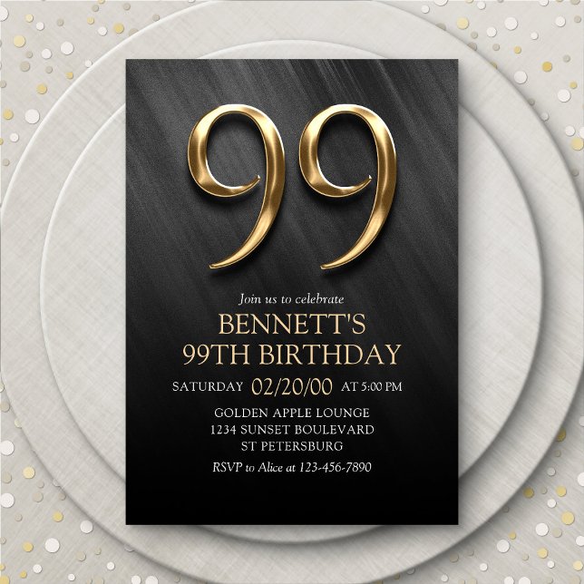 99th Birthday Invitation (Creator Uploaded)