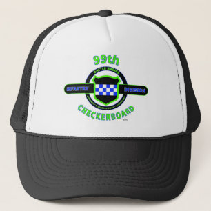 99TH INFANTRY DIVISION "CHECKERBOARD" DIVISION TRUCKER HAT