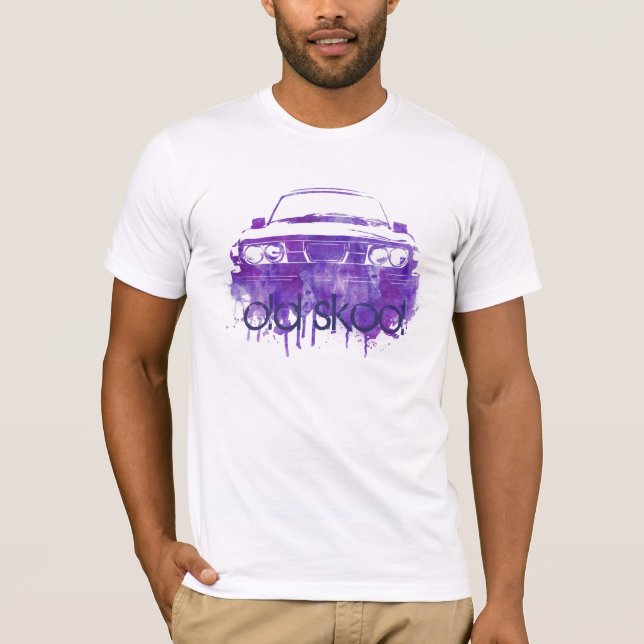 99turbo water colour grunge purple, old skool T-Shirt (Front)