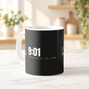9:01 Technically On Time Remote Work Mug