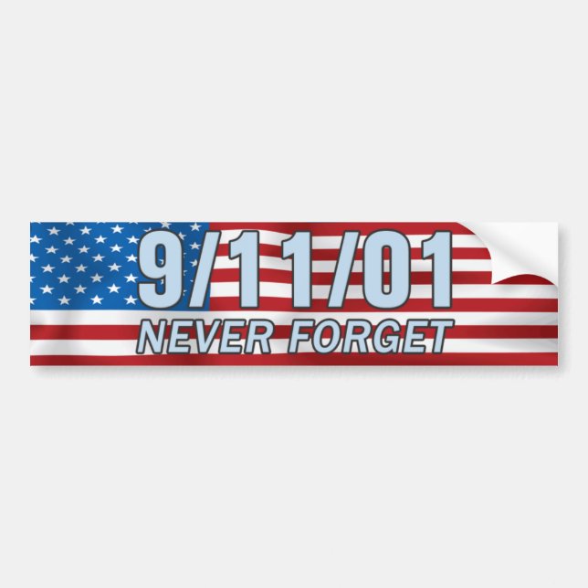 9 / 11 / 01 Bumper Sticker (Front)