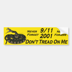 9/11 Gadsden Bumper Sticker