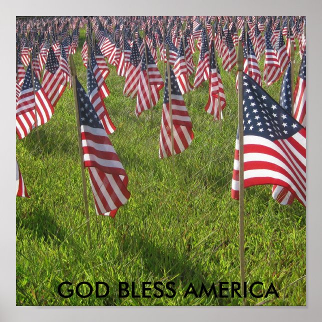 9-11, GOD BLESS AMERICA POSTER (Front)
