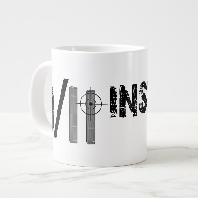 9/11 Inside Job Large Coffee Mug (Front Left)