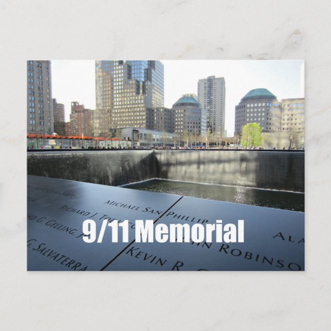 9/11 Memorial Postcard (Front)