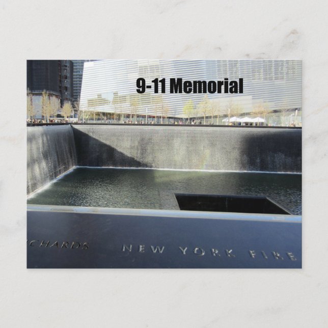 9-11 Memorial Postcard (Front)