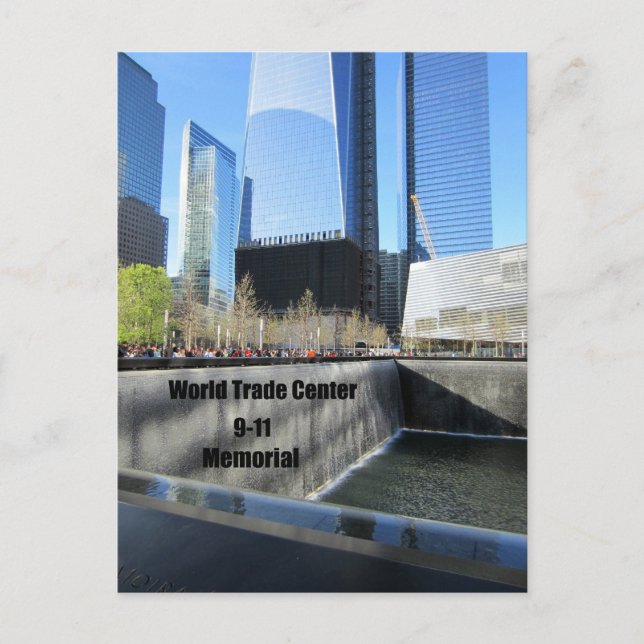 9/11 Memorial, World Trade Centre, New York City Postcard (Front)