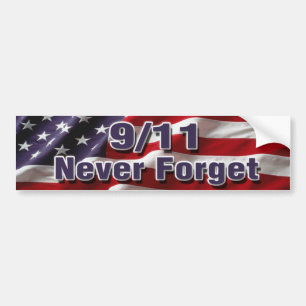 9/11 Never Forget Bumper Sticker