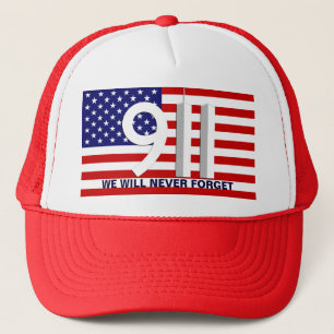 9/11 September 11th WTC - Never Forget Hat