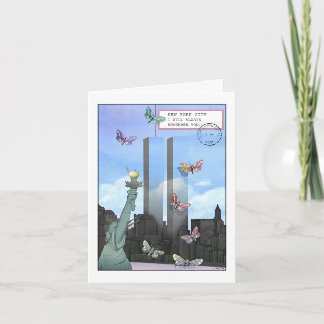 9/11 - The World Trade Centre in the Daytime Card (Front)