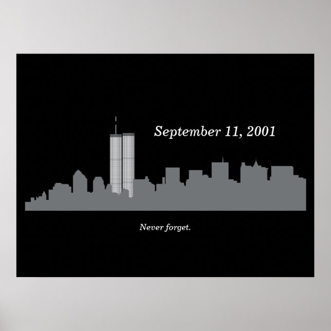 9/11 Vector Memorial Poster (Front)