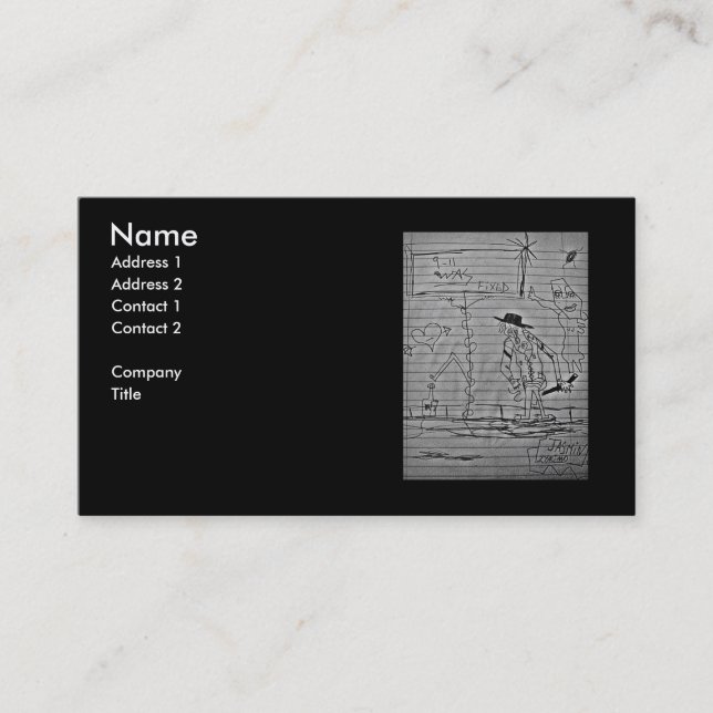 9-11 WAS FIXED JASMINE BUSINESS CARD (Front)