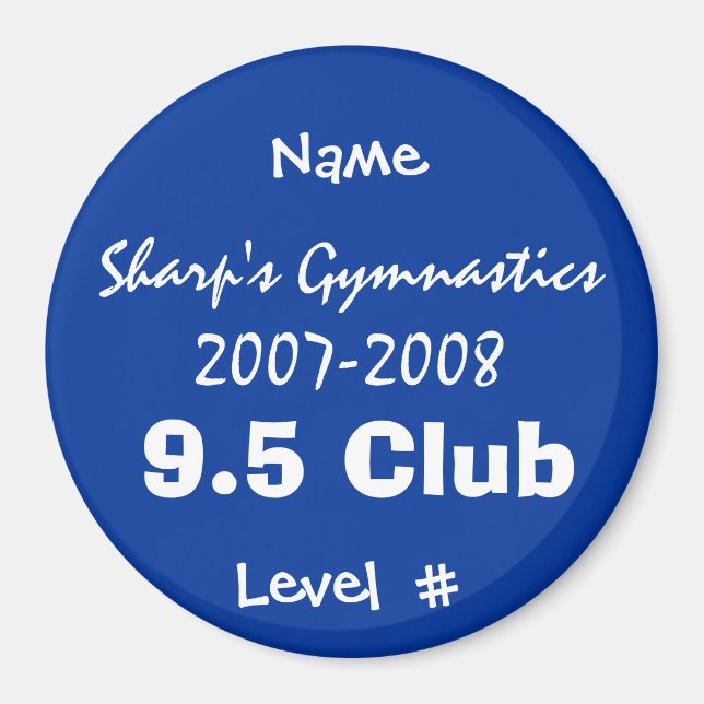 9.5 Club Magnet (Front)