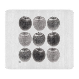 9 apples cutting board