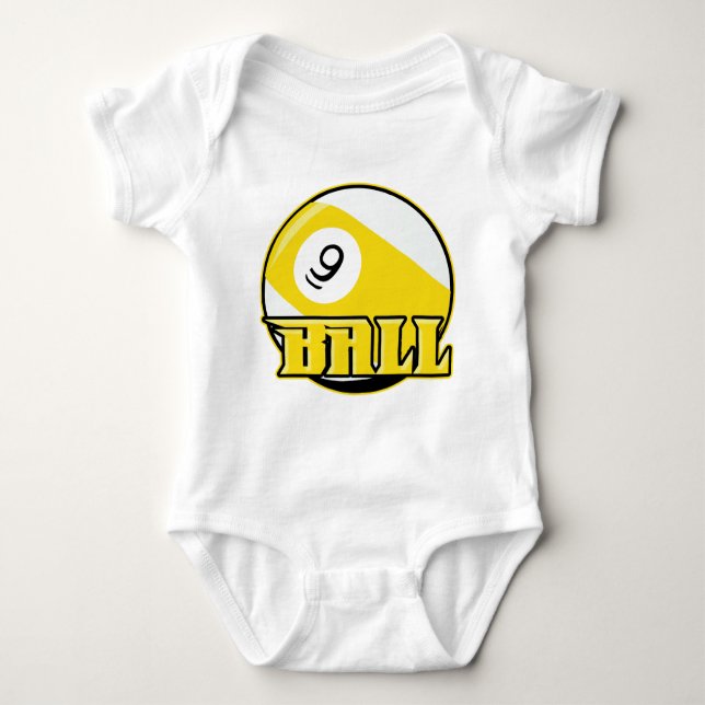 9 Ball Baby Bodysuit (Front)
