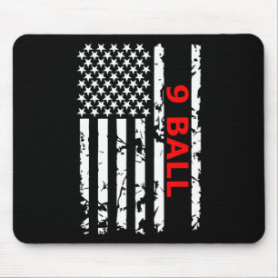 9 Ball Pool Table Billiards Gift Mouse Pad