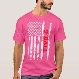 9 Ball Pool Table Billiards T-Shirt