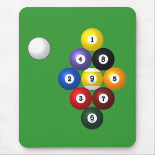 9-ball rack mousepad