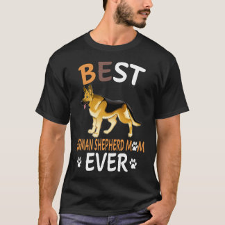 9 Best German Shepherd Mum Ever 441 T-Shirt
